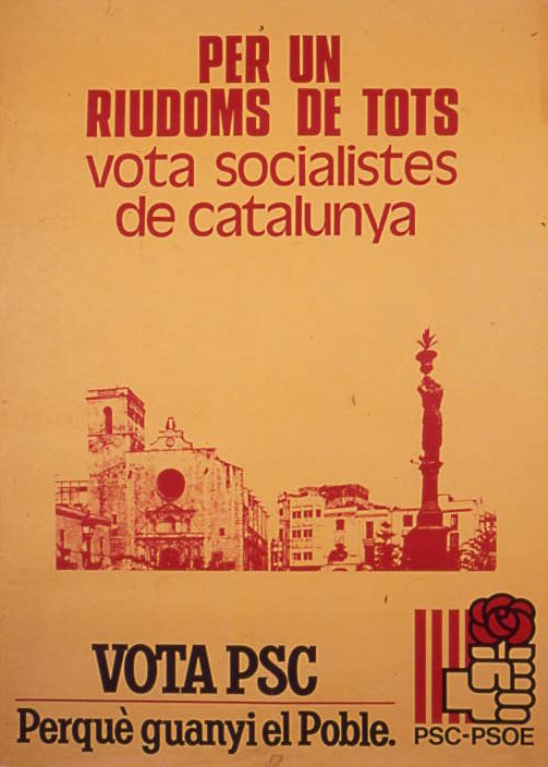 Per un Riudoms de tots : vota socialistes de Catalunya