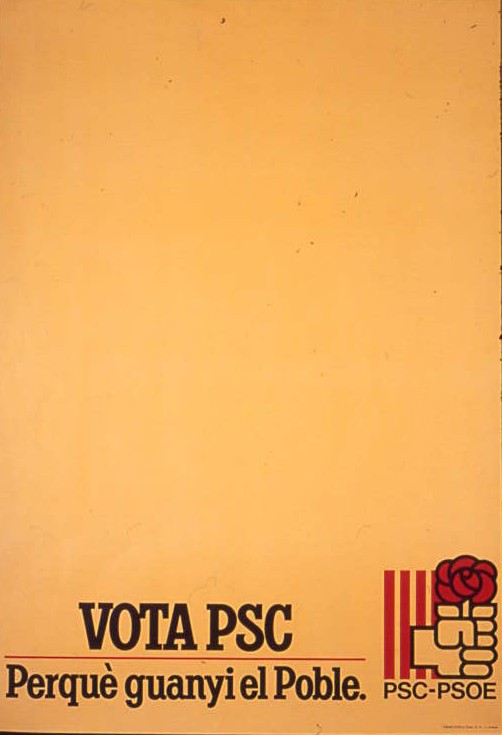 Vota PSC : Per  que guanyi el poble