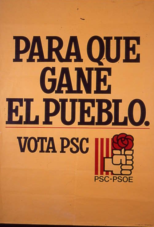 Para que gane el pueblo : Vota PSC