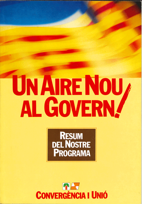 Un aire nou al govern! : resum del nostre programa