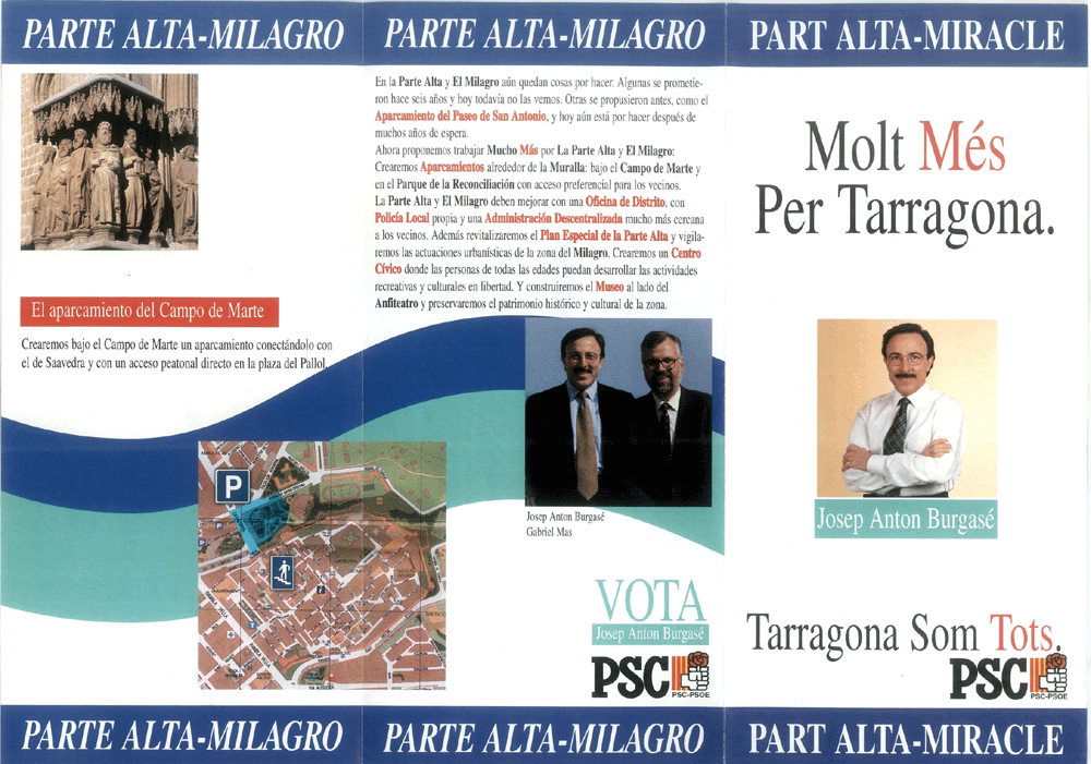 Part Alta - Miracle : molt més per Tarragona = Parte Alta - Milagro : mucho más por Tarragona