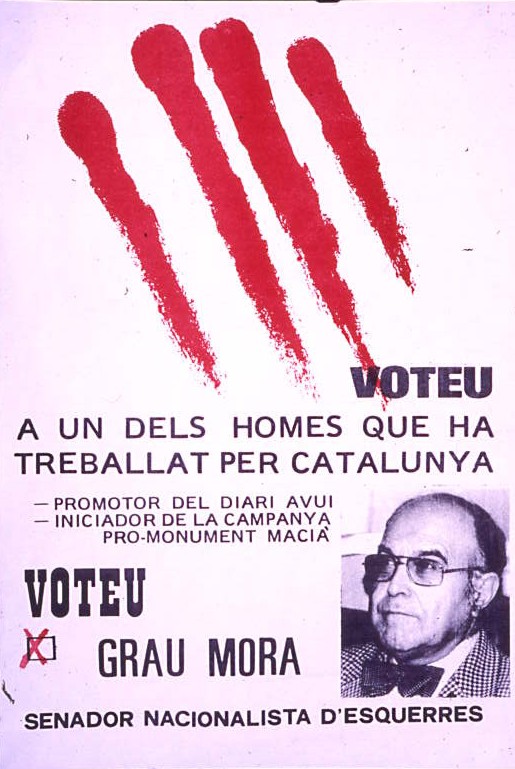 Voteu a un dels homes que ha treballat per Catalunya Voteu Grau Mora