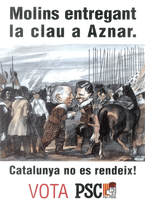 Molins entregant la clau a Aznar