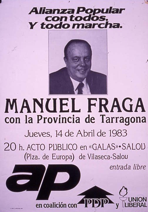Alianza Popular con todos y todo marcha : Manuel Fraga con la provincia de Tarragona
Jueves 14 de abril de 1983 [...]
