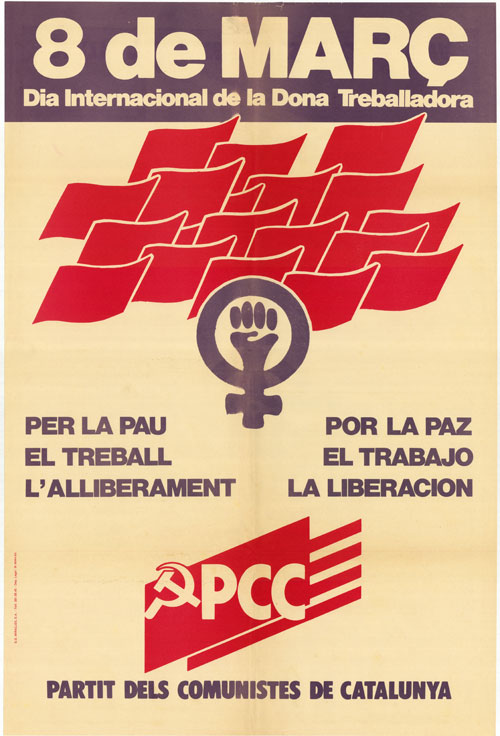 Per la pau el treball l'alliberament = por la paz el trabajo la liberación