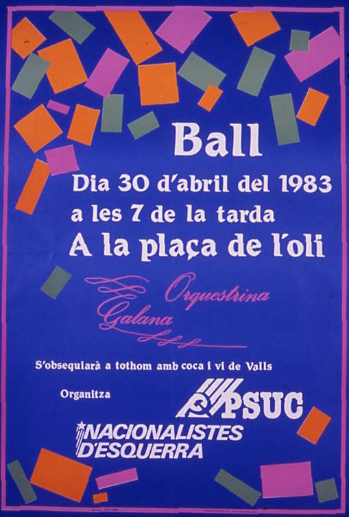Ball : Dia 30 d'abril del 1983 : A les 7 de la tarda
a la plaça de l'oli [...]