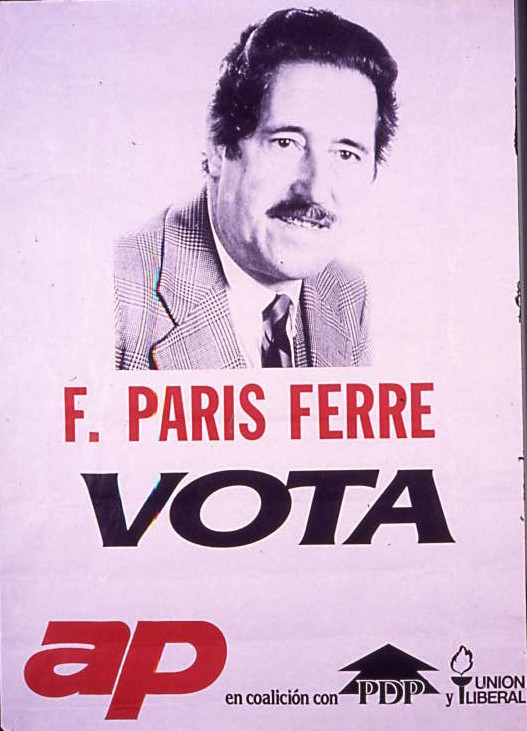 F. Paris Ferre : Vota AP en coalición con PDP y Unión Liberal