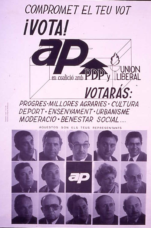 Compromet el teu vot : ¡Vota AP en coalició amb PDP
i Unión Liberal! [...]