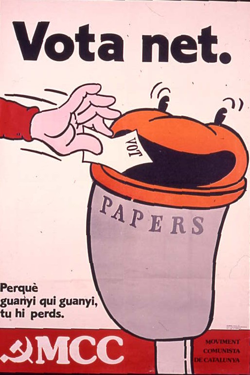 Vota net : Perquè guanyi qui guanyi, tu hi perds