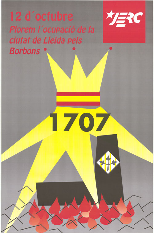 12 d'octubre : plorem l'ocupació de la ciutat de Lleida pels Borbons 1707