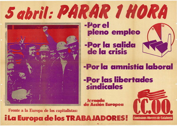 5 abril: parar 1 hora por el pleno empleo por la salida de la crisis... [...]