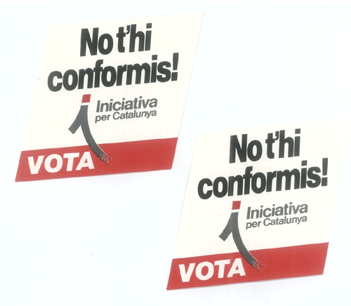 No t'hi conformis!