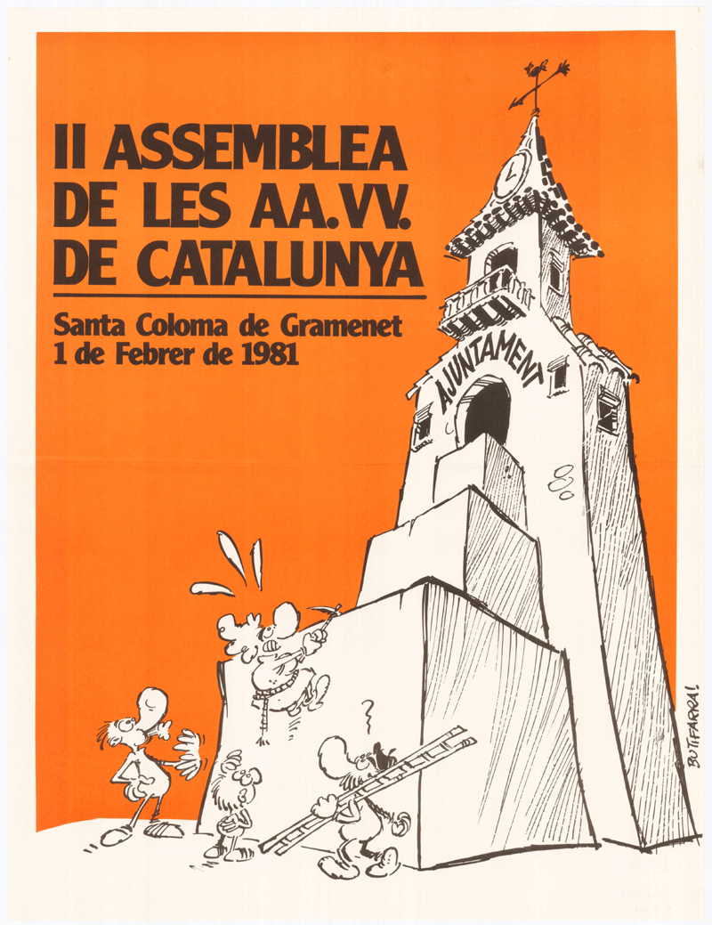 II assemblea de les AA.VV. de Catalunya : Santa Coloma de Gramenet 1 de febrer de 1981