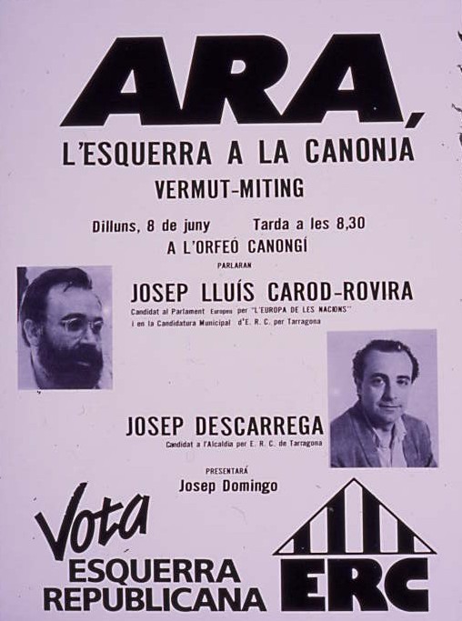 Ara,l'Esquerra a la Canonja : Vermut-miting