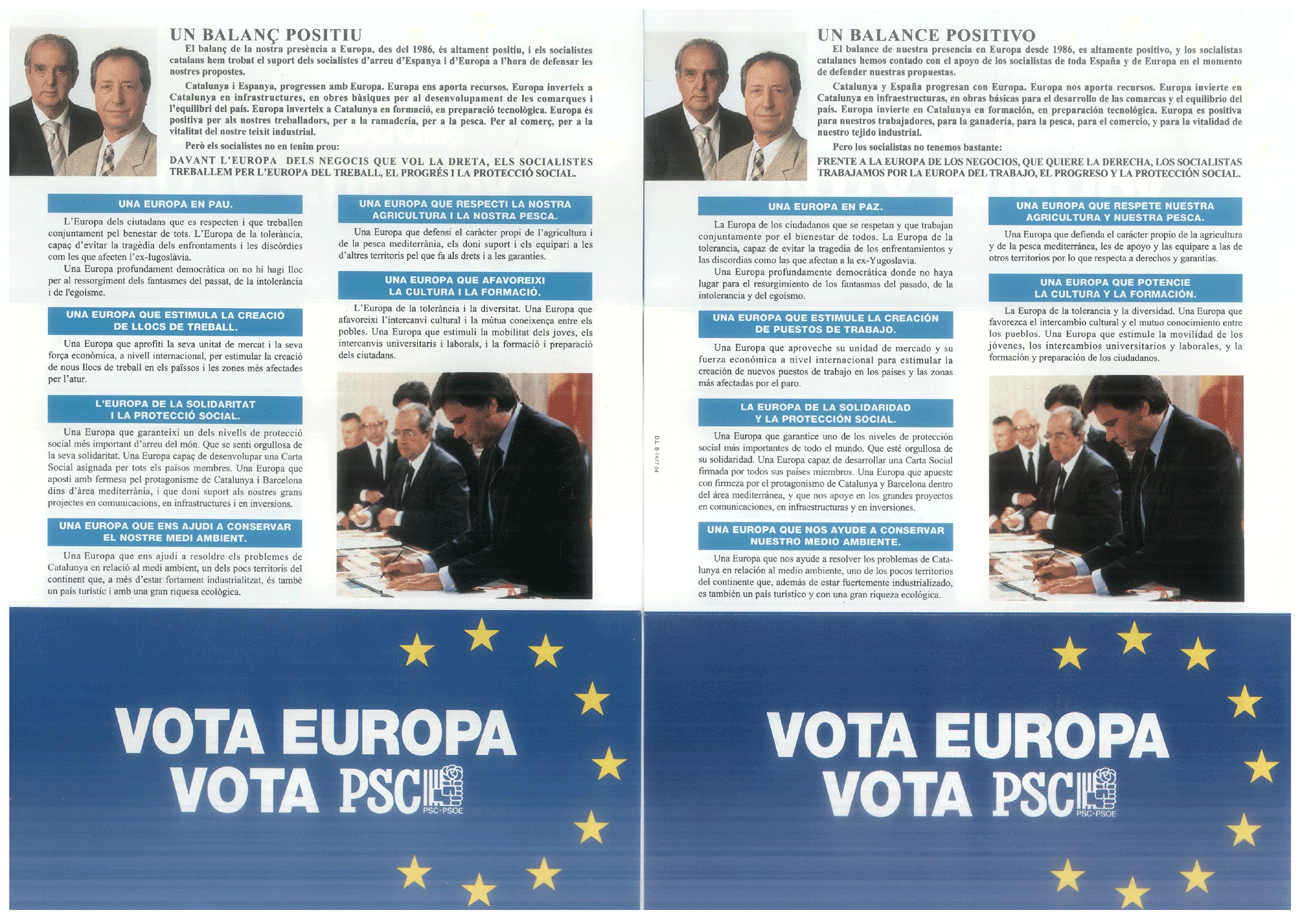 Vota Europa vota PSC
