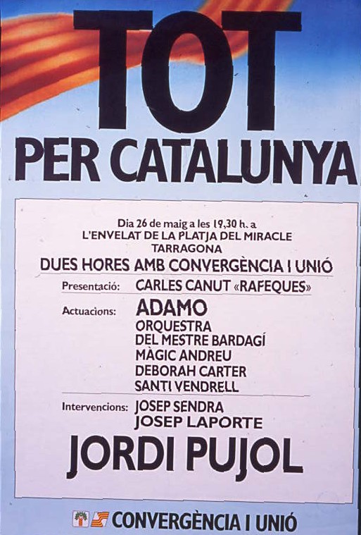 Tot per Catalunya : Dia 26 de maig a les 19,30 hores