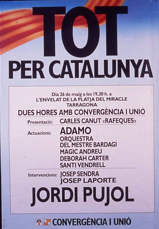 Tot per Catalunya : Dia 26 de maig a les 19,30 hores