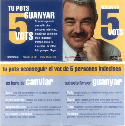 Necessito 5 vots
