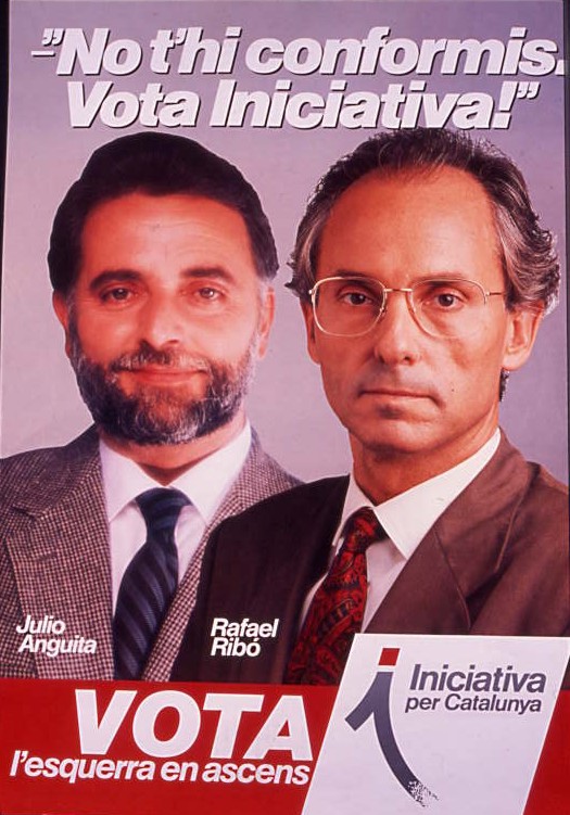 No t'hi conformis. Vota Iniciativa! : Vota l'esquerra en ascens
