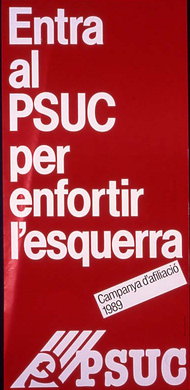 Entra al  PSUC per enfortir l'esquerra