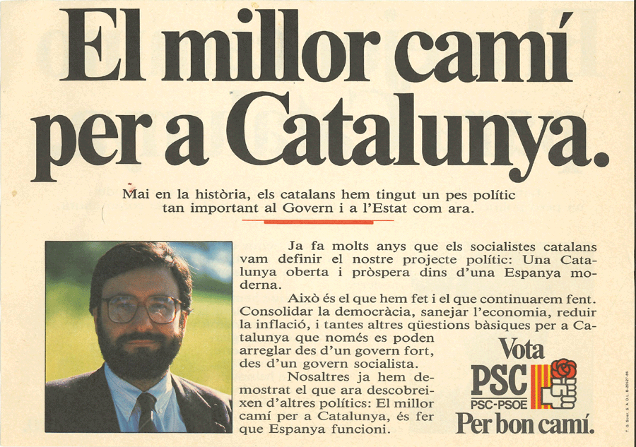El millor camí per a Catalunya = el mejor camino para Catalunya