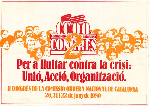2 congrés  per a lluitar contra la crisi: unió, acció, organització