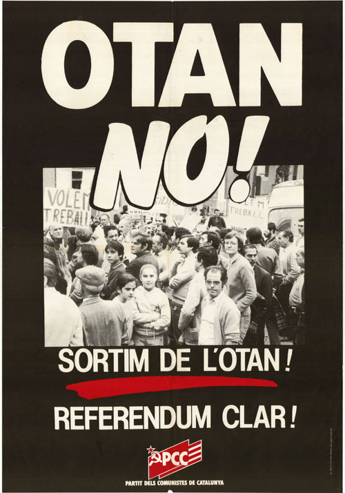 OTAN no! : sortim de l'OTAN! : Referendum clar!