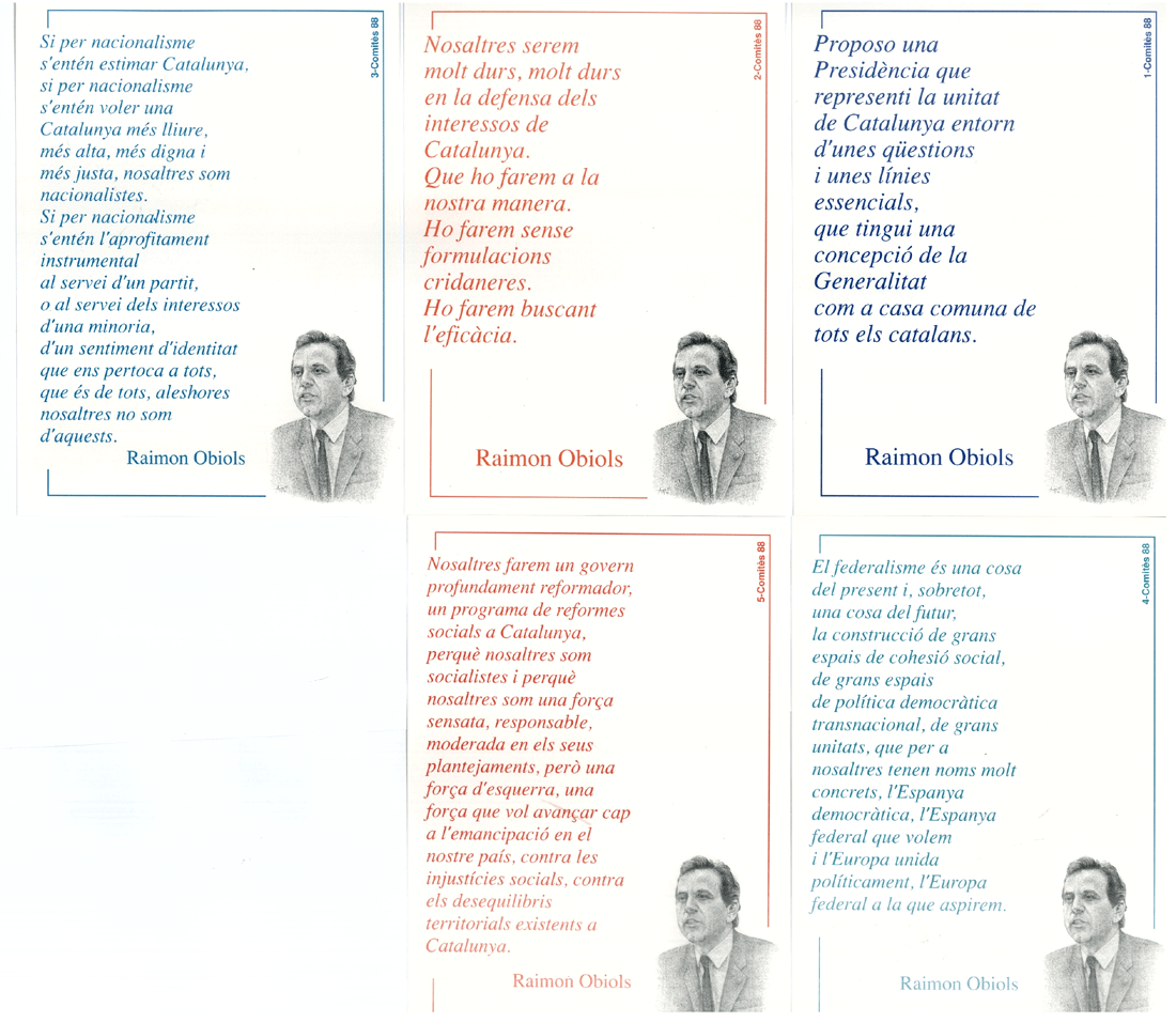 Raimon Obiols : Comitès 88