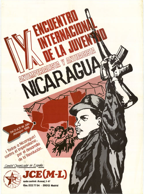 IX encuentro internacional de la juventud antimperialista y antifascista : Nicaragua