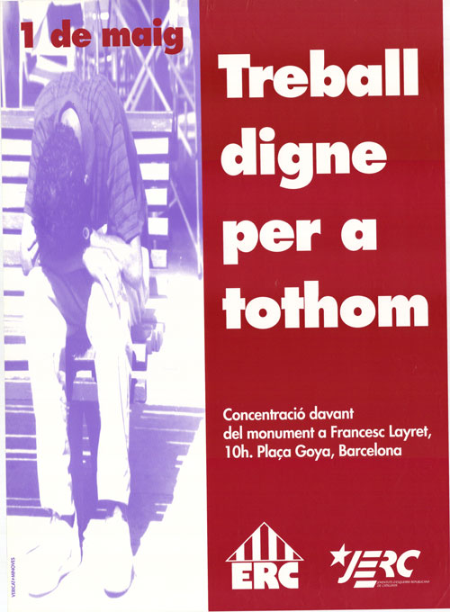 1 de maig : treball digne per a tothom