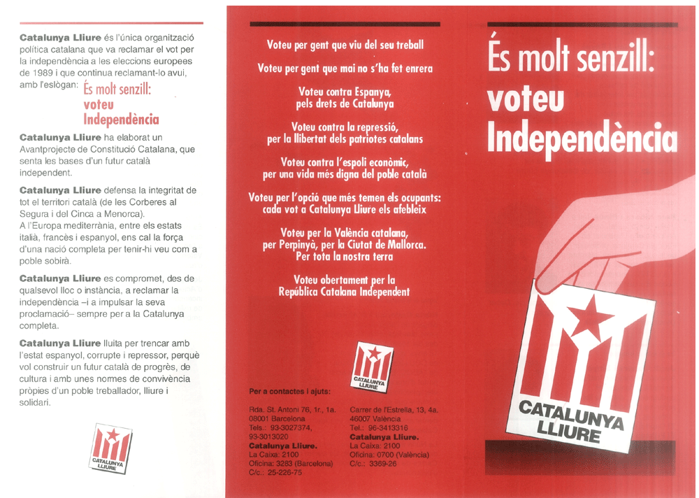 És molt senzill: voteu independència