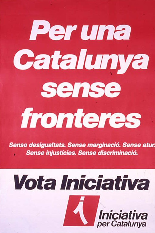 Per una Catalunya sense fronteres : Vota Iniciativa