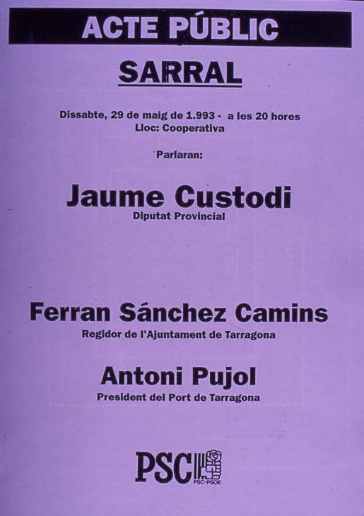 Acte públic: Sarral
