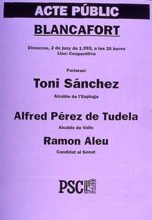 Acte públic: Blancafort