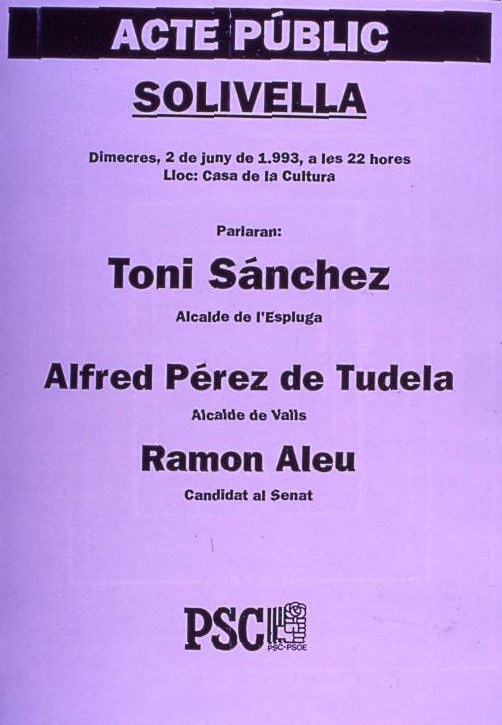 Acte públic: Solivella