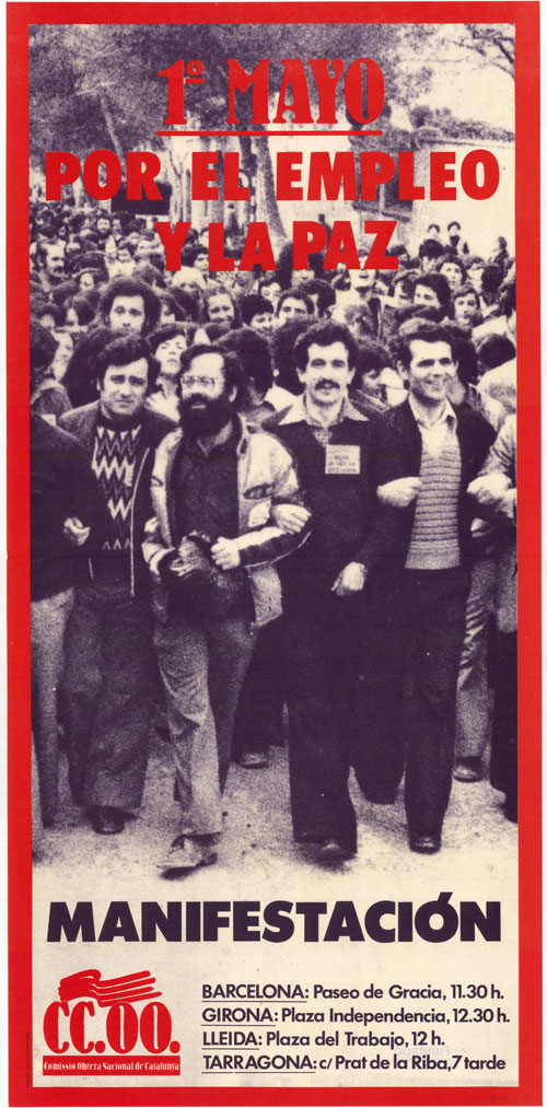1º Mayo : por el empleo y la paz : manifestación