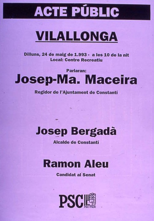 Acte públic: Vilallonga