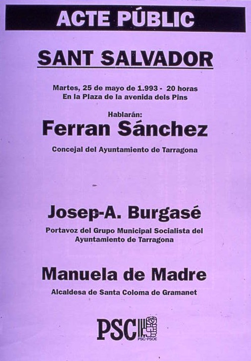 Acte públic: Sant Salvador
