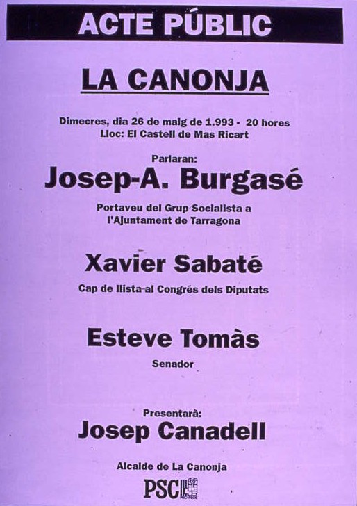 Acte públic: La Canonja