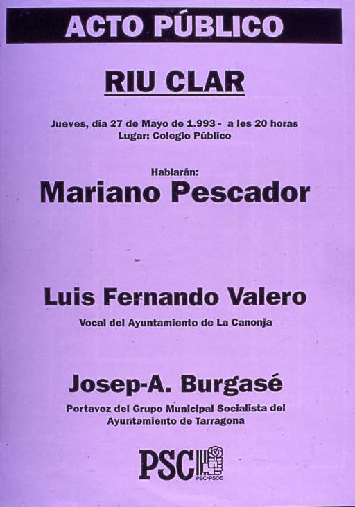 Acto público: Riu Clar