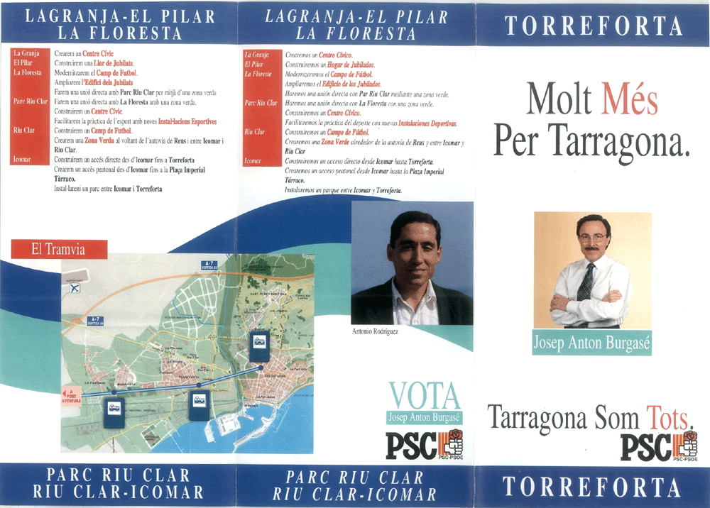 Torreforta - La Granja - El Pilar - La Floresta - Parc Riu Clar - Riu Clar - Icomar : molt més per Tarragona = Torreforta - La Granja - El Pilar - La Floresta - Parc Riu Clar - Riu Clar - Icomar : mucho más por Tarragona