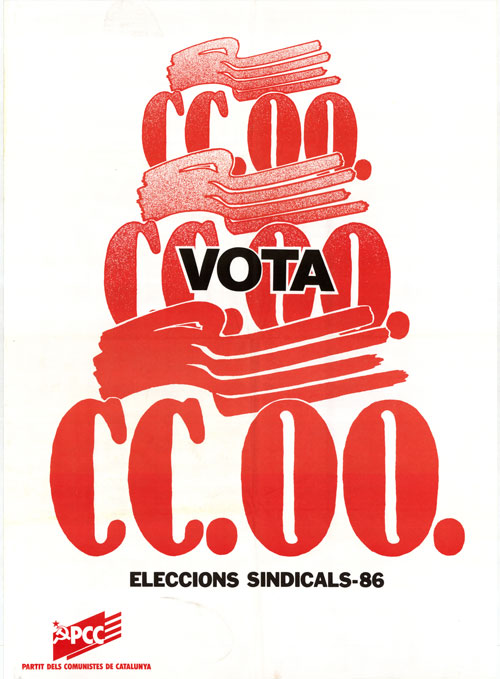 Vota CC.OO. : eleccions sindicals-86