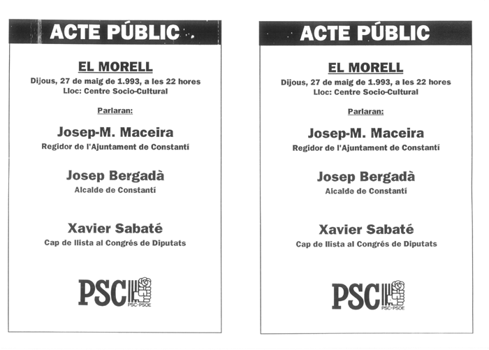 Acte públic : El Morell