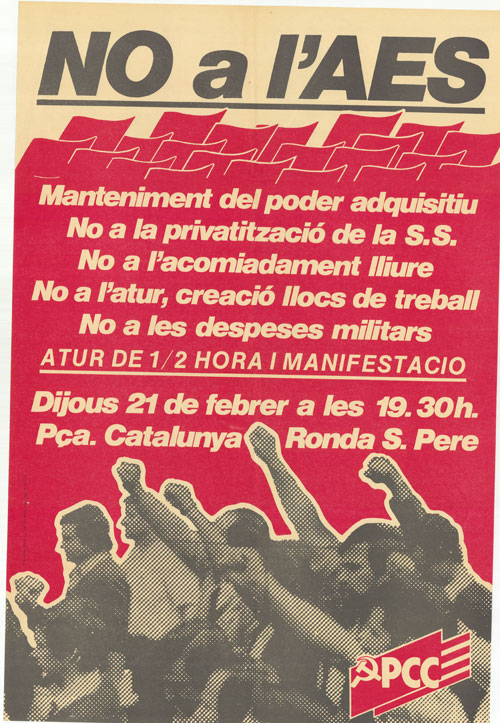 NO a l'AES : manteniment del poder adquisitiu no a la privatització de la S.S. [...]