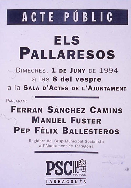 Acte públic: Els Pallaresos