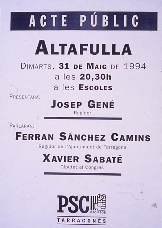 Acte públic: Altafulla