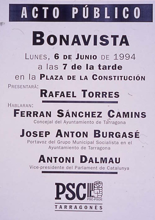 Acte públic: Bonavista