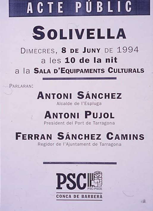 Acte públic: Solivella