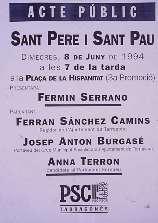 Acte públic: Sant Pere i Sant Pau