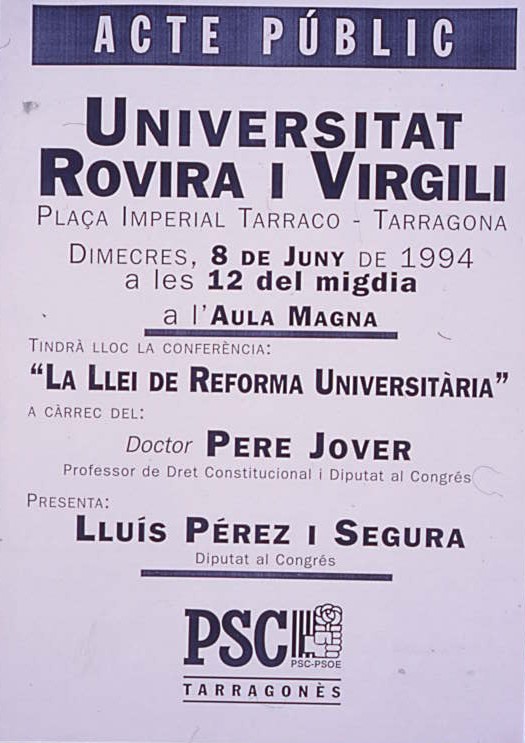 Acte públic: Universitat